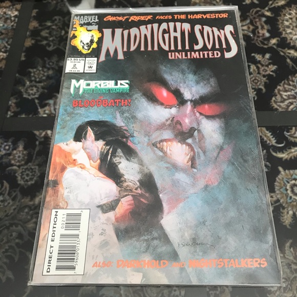 Midnight Sons Unlimited Issue 3 Comic Book Marvel